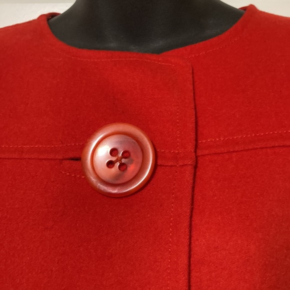 Ellen Tracy Red Jacket - size4 - Picture 4 of 8